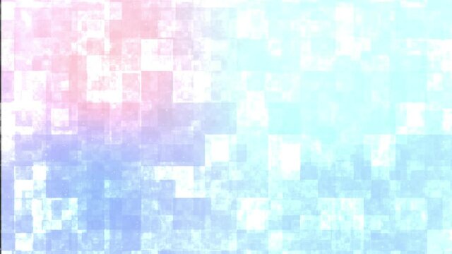 反射し変化する幾何学模様