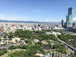 Naklejka premium view of the city