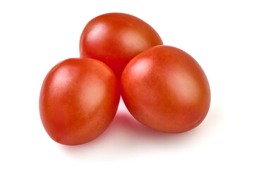 Fresh tomatoes, isolated on a white background. High resolution image.