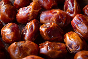 View of the sweet dates which provides essential nutrients.