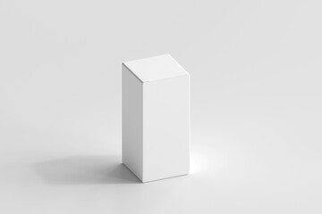 Isolated Product Packaging Box 3D Rendering