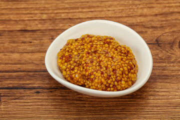 Dijon mustard sauce with seeds
