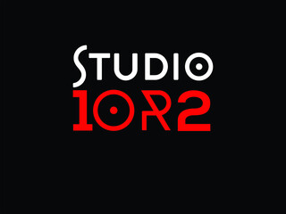 Fototapeta na wymiar simple studio logo icon vector