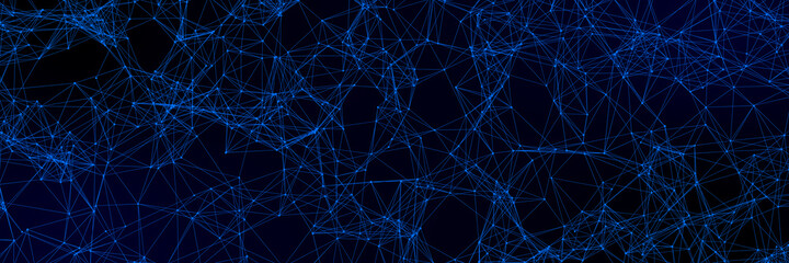 Abstract plexus background . Digital  point , network connection . Abstract futuristic science technology background . 3D rendering .