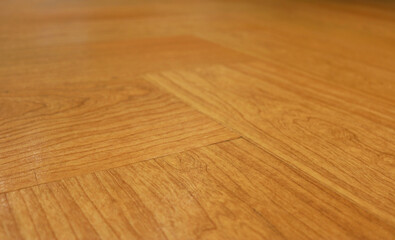 Close up laminate wood flooring background.
