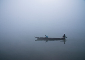 boat on the lake