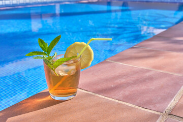 Cocktail on the pool, Spain