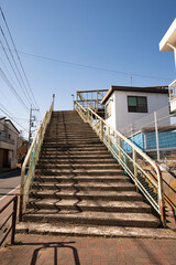 Naklejka premium 太宰治ゆかりの三鷹陸橋(跨線橋)