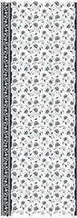 flower and dot with border design for fabric print, texture, tile use