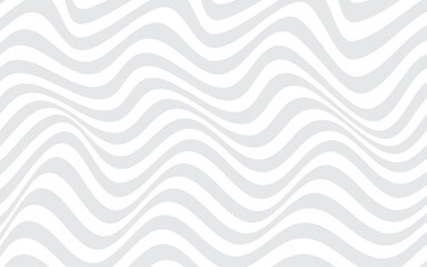 Gray and white wavy background. Vector pattern for design