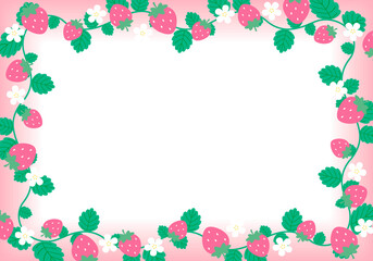 いちごのフレーム