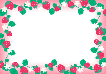 いちごのフレーム