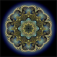 mandala art ornament for printing