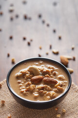 Close up of a famous Bengali dessert 