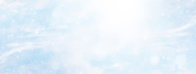 abstract snow background sky snowflakes gradient