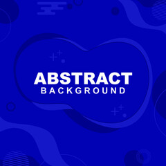 Illustration vector of abstract background in blue color. Good to use for banner, social media template, poster and flyer template, etc.