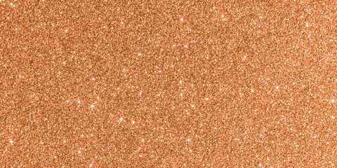 Copper gold glitter texture background sparkling shiny wrapping paper for Christmas holiday seasonal wallpaper  decoration, greeting and wedding invitation card design element