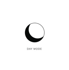 Day mode icon vector. light mode icon. white mode icon.