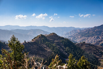 Shivalik Range of the Himalayas, Narkanda Valley, Himachal Pradesh, India