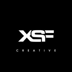 XSF Letter Initial Logo Design Template Vector Illustration