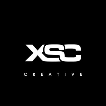 XSC Letter Initial Logo Design Template Vector Illustration