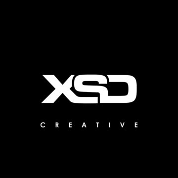 XSD Letter Initial Logo Design Template Vector Illustration