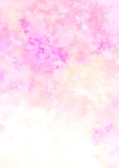 Obraz na płótnie Canvas 幻想的なピンクのキラキラ水彩テクスチャ背景