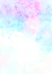 夢かわいい虹色のパステルなテクスチャ背景