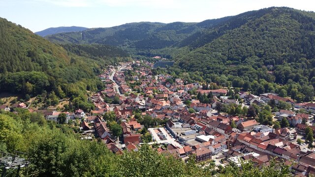 Bad Lauterberg im Odertal zwischen Kummelberg und Scholben