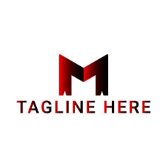 Creative M icon and logo design
