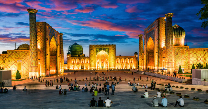 3,400+ Registan Square Stock Photos, Pictures & Royalty-Free Images -  iStock | Samarkand registan square