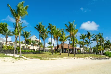 Crédence de cuisine en verre imprimé Le Morne, Maurice Belle Mare coast, Mauritius Island