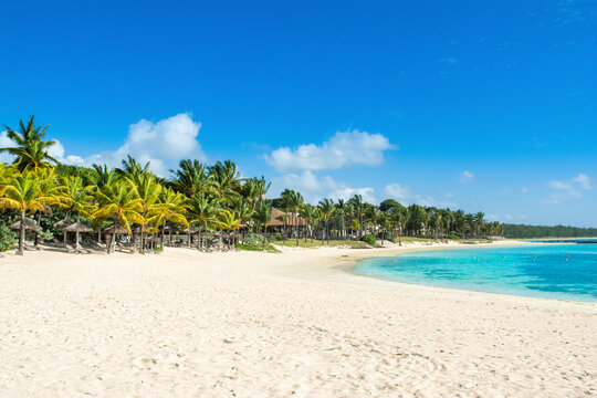 Belle Mare coast, Mauritius Island