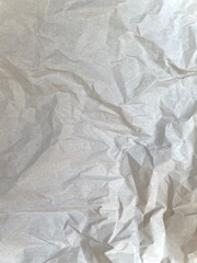 Crumpled food paper for background, banners