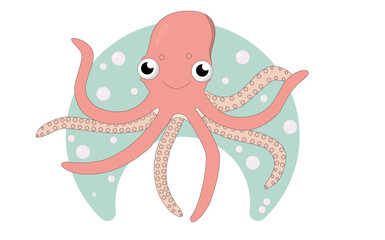 Octopus Cute Underwater Dweller