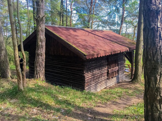 old wooden house