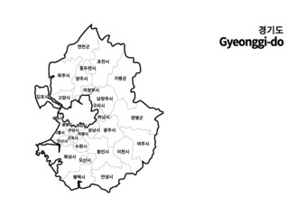 한국 지도 Various maps of Korea