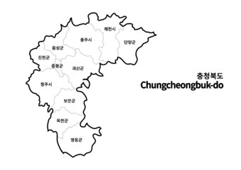 한국 지도 Various maps of Korea