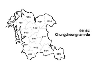 한국 지도 Various maps of Korea