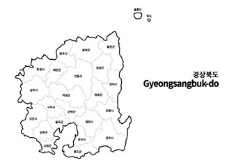 한국 지도 Various maps of Korea