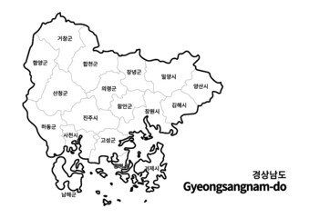 한국 지도 Various maps of Korea