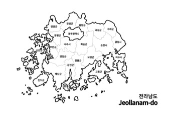 한국 지도 Various maps of Korea