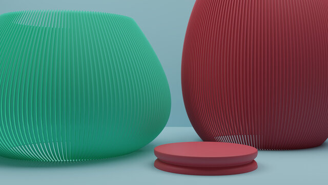 abstract 3d circle