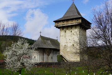 Very old Romanian Monastery ( Gura Humorului ) built in 1530