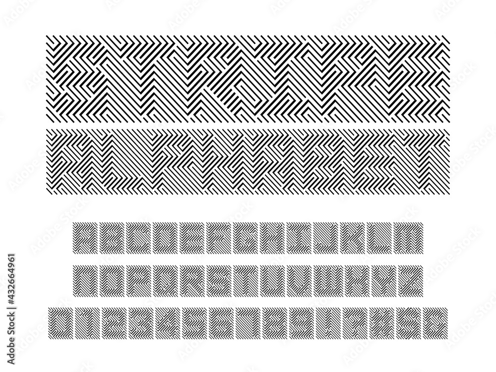 Wall mural optical illusion style alphabet design with uppercase, numbers and symbols