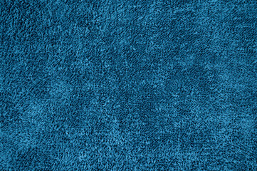 Abstract macro blue vintage fabric texture background