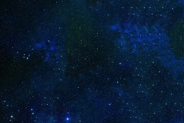 Fototapeta na wymiar Blue gas nebula. Elements of this image were furnished by NASA.