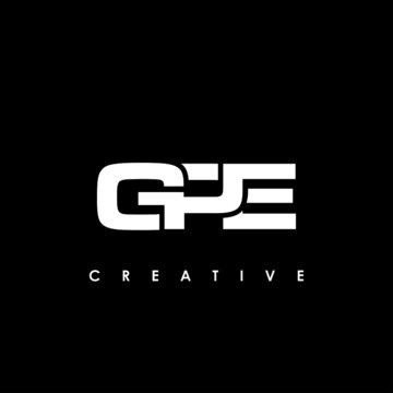 GPE Letter Initial Logo Design Template Vector Illustration