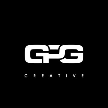 GPG Letter Initial Logo Design Template Vector Illustration