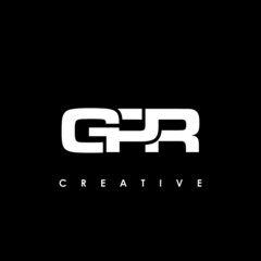 GPR Letter Initial Logo Design Template Vector Illustration